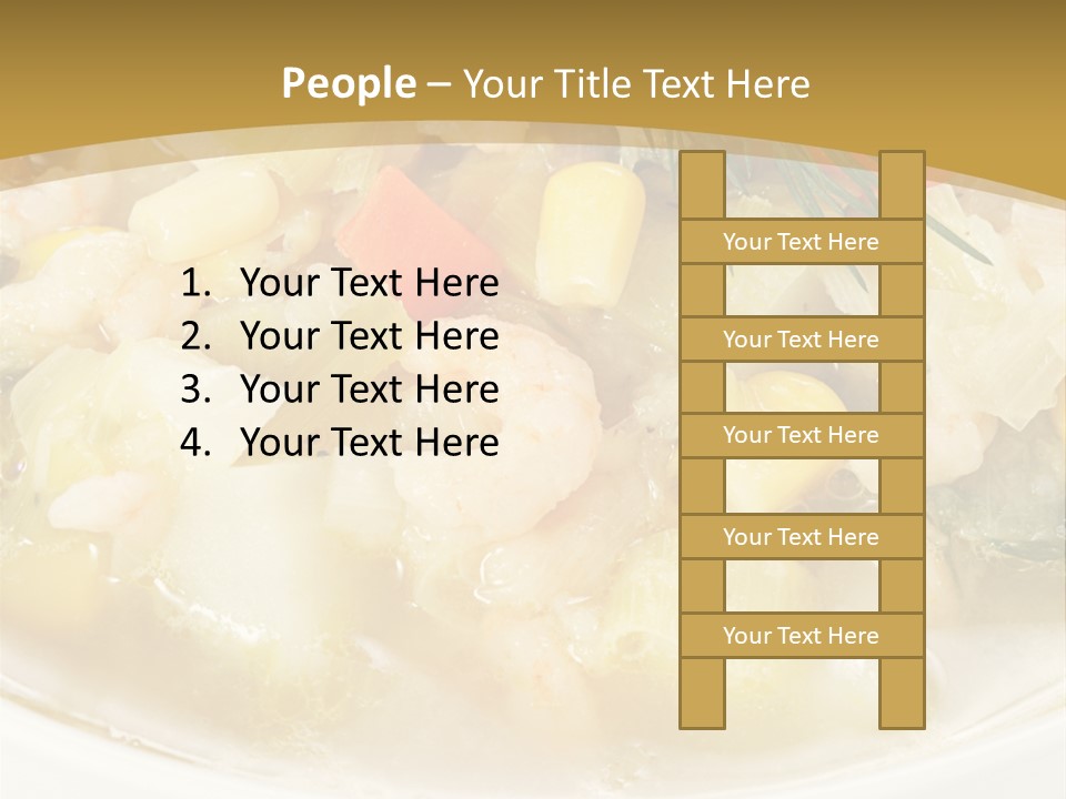 Red Garlic Potato PowerPoint Template
