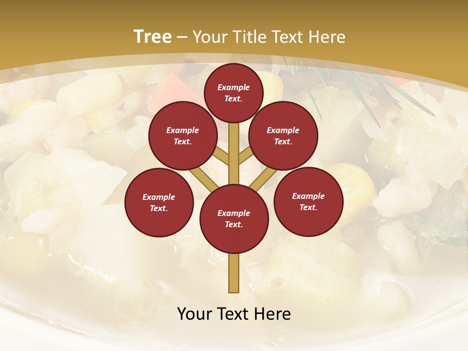 Red Garlic Potato PowerPoint Template