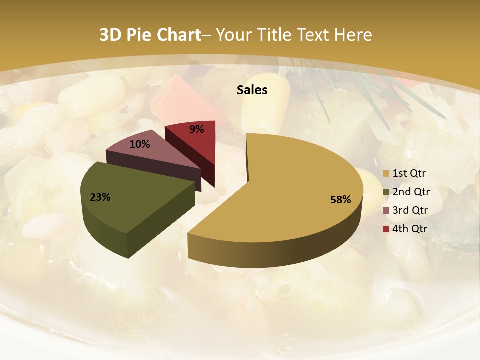 Red Garlic Potato PowerPoint Template