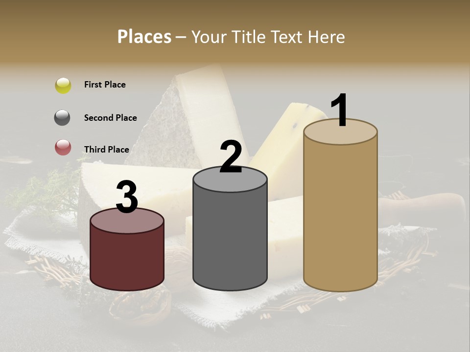 Winery Keg Glass PowerPoint Template
