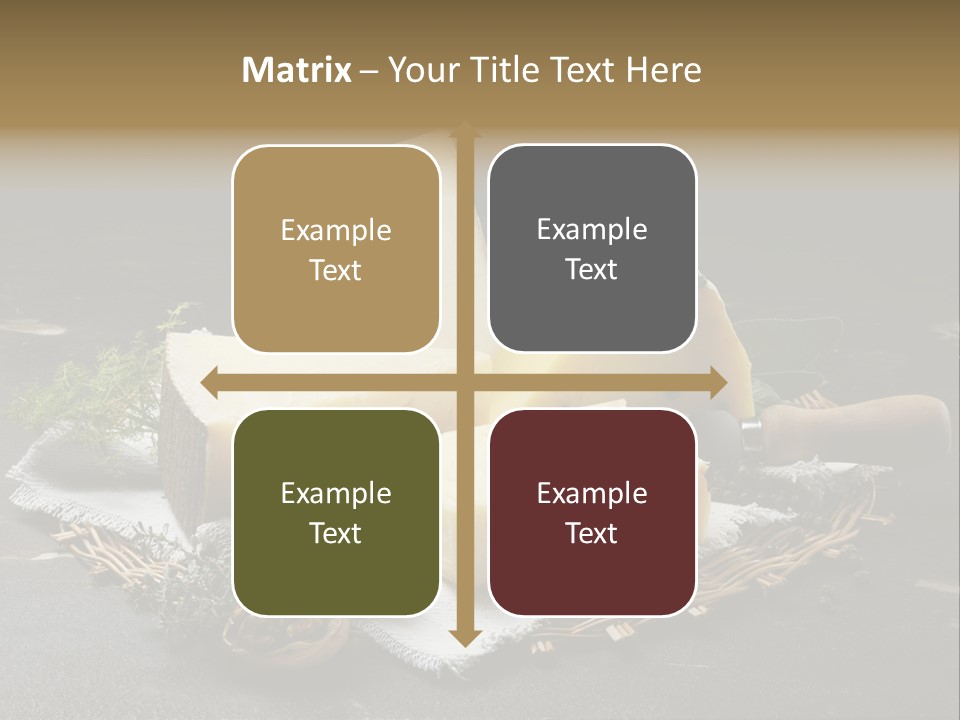 Winery Keg Glass PowerPoint Template