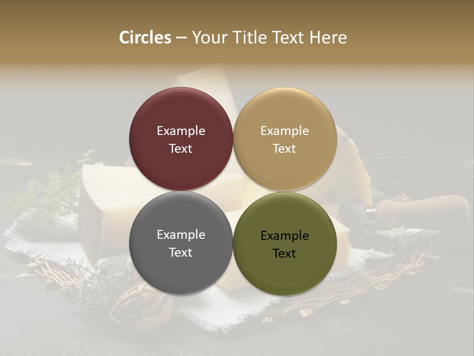 Winery Keg Glass PowerPoint Template