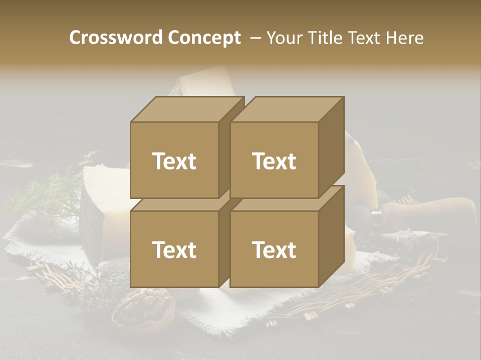 Winery Keg Glass PowerPoint Template