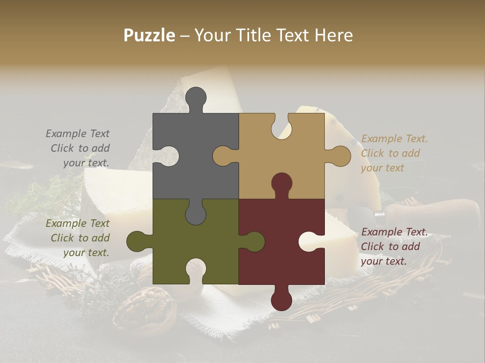 Winery Keg Glass PowerPoint Template