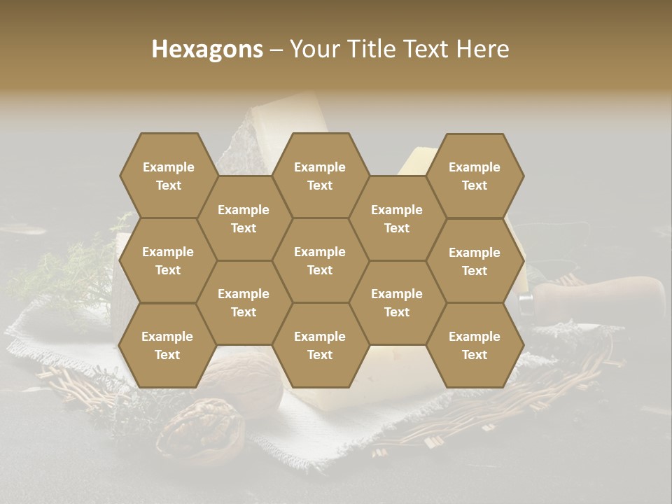 Winery Keg Glass PowerPoint Template