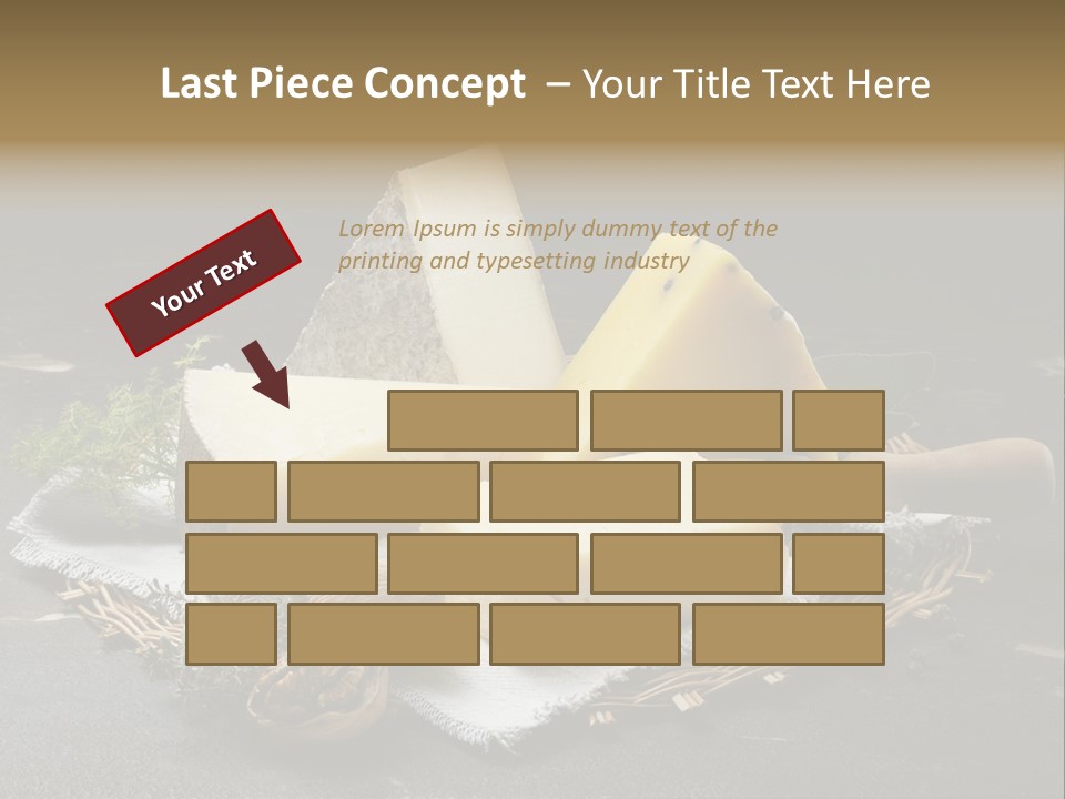 Winery Keg Glass PowerPoint Template