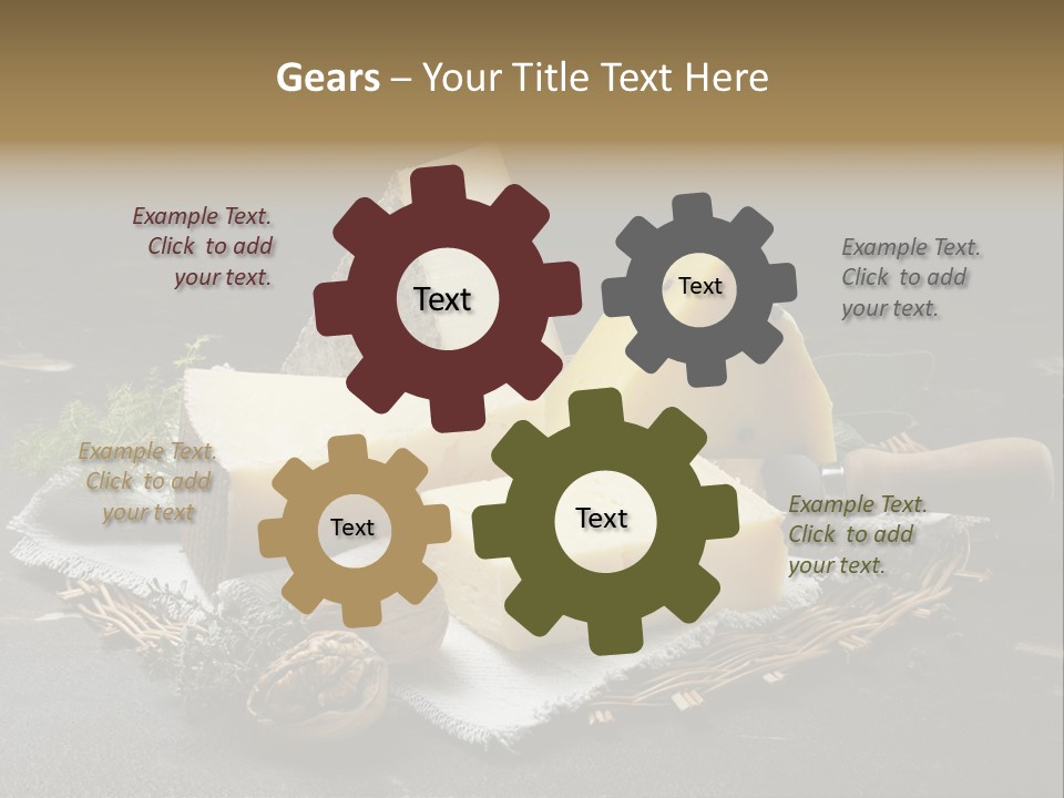 Winery Keg Glass PowerPoint Template