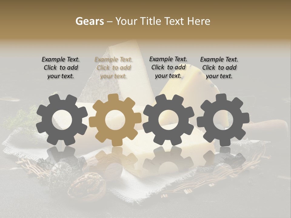 Winery Keg Glass PowerPoint Template