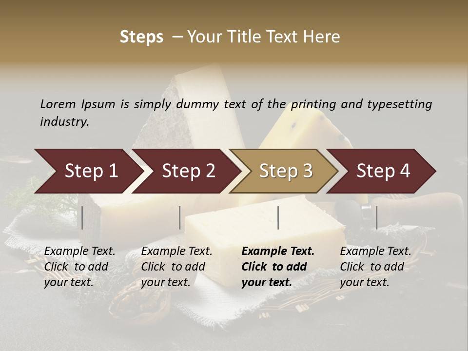 Winery Keg Glass PowerPoint Template