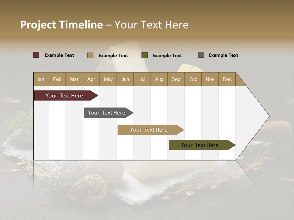 Winery Keg Glass PowerPoint Template