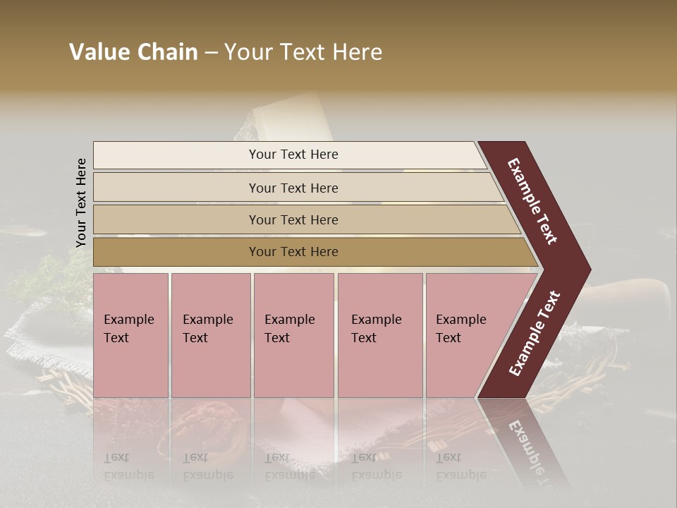 Winery Keg Glass PowerPoint Template