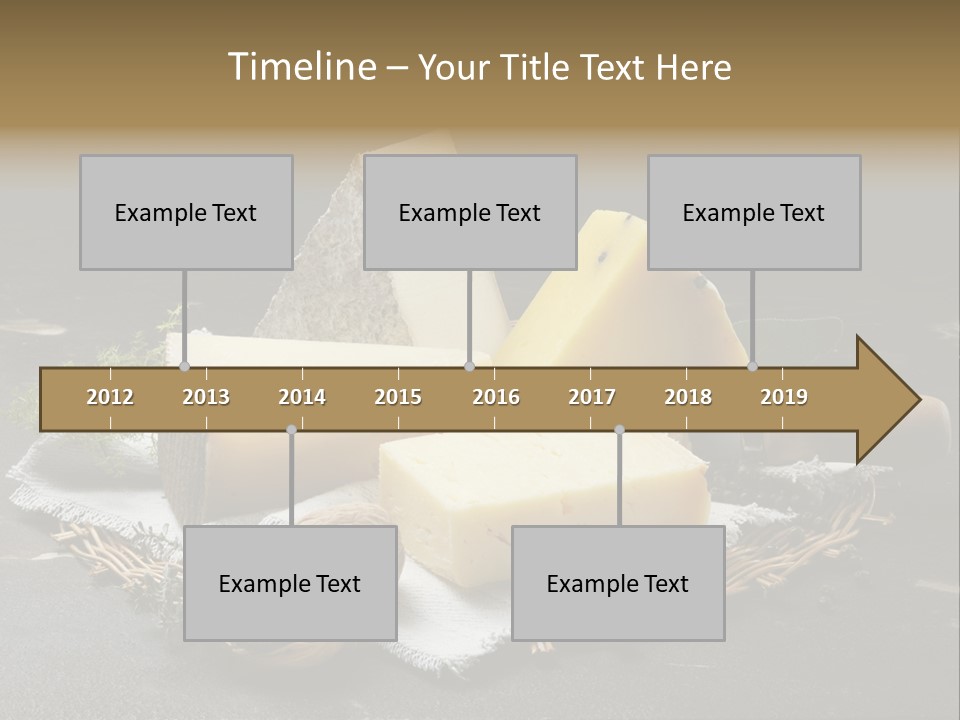 Winery Keg Glass PowerPoint Template