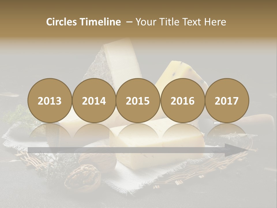 Winery Keg Glass PowerPoint Template