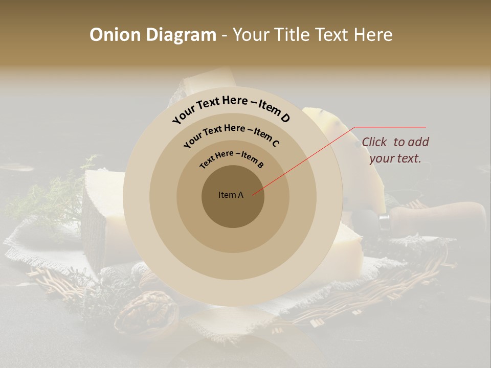 Winery Keg Glass PowerPoint Template