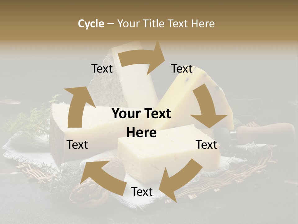 Winery Keg Glass PowerPoint Template