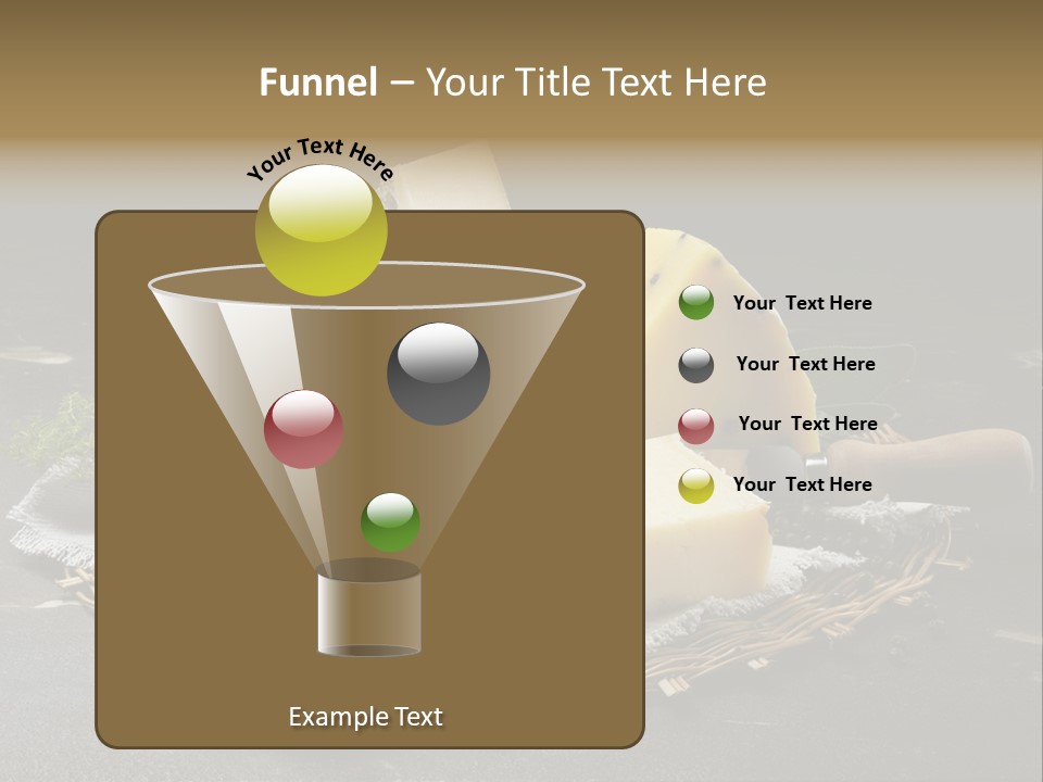 Winery Keg Glass PowerPoint Template