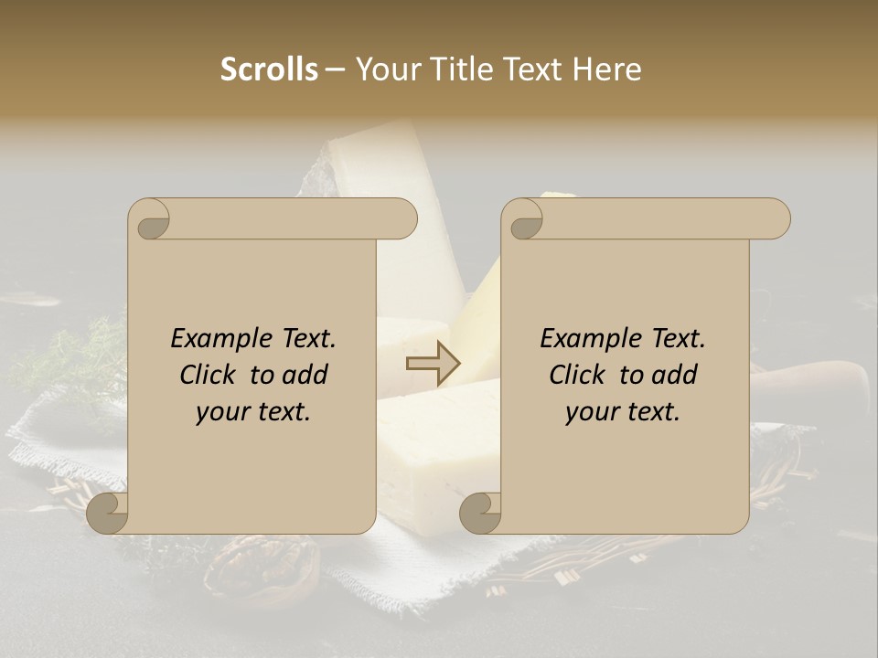 Winery Keg Glass PowerPoint Template
