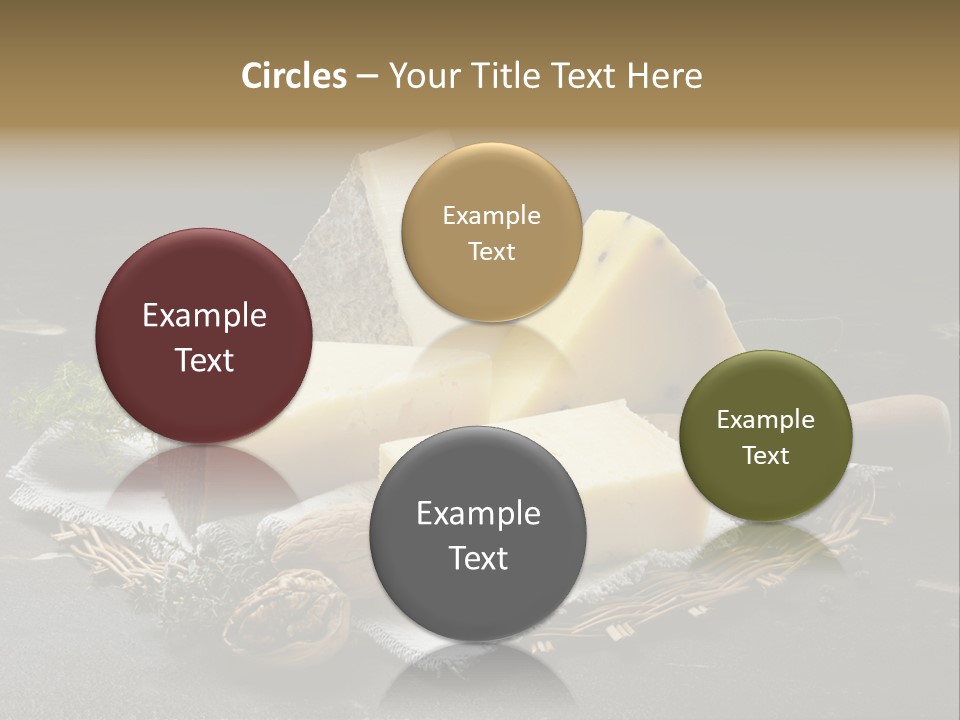 Winery Keg Glass PowerPoint Template