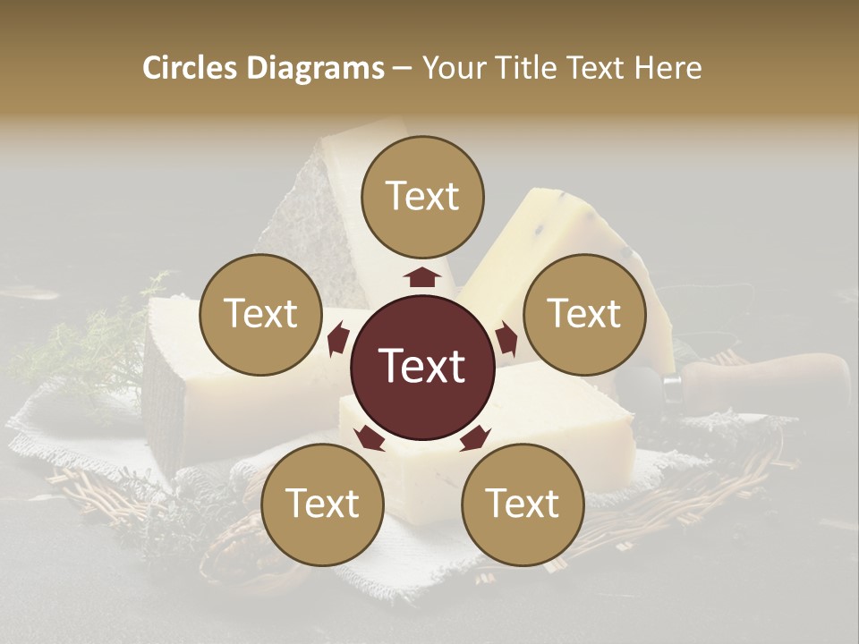 Winery Keg Glass PowerPoint Template