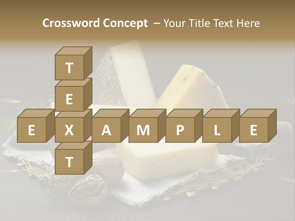 Winery Keg Glass PowerPoint Template