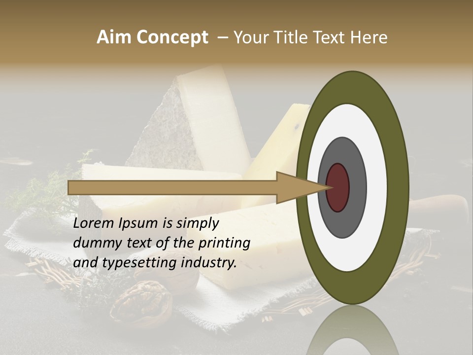 Winery Keg Glass PowerPoint Template