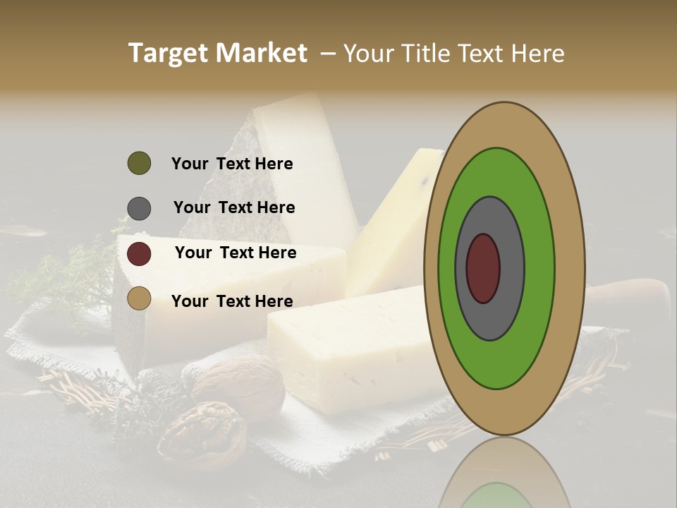 Winery Keg Glass PowerPoint Template
