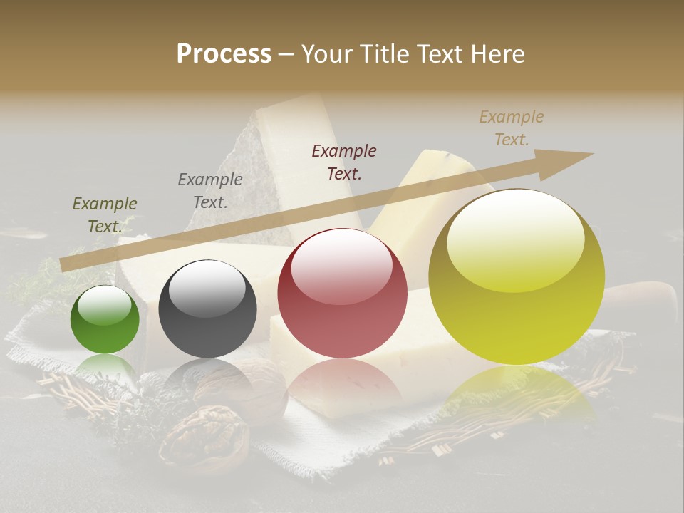Winery Keg Glass PowerPoint Template