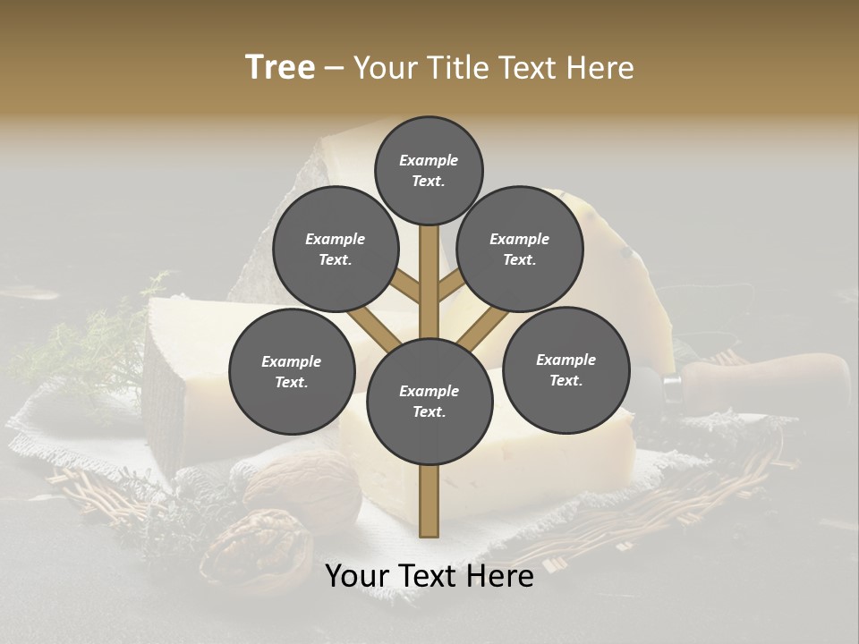 Winery Keg Glass PowerPoint Template