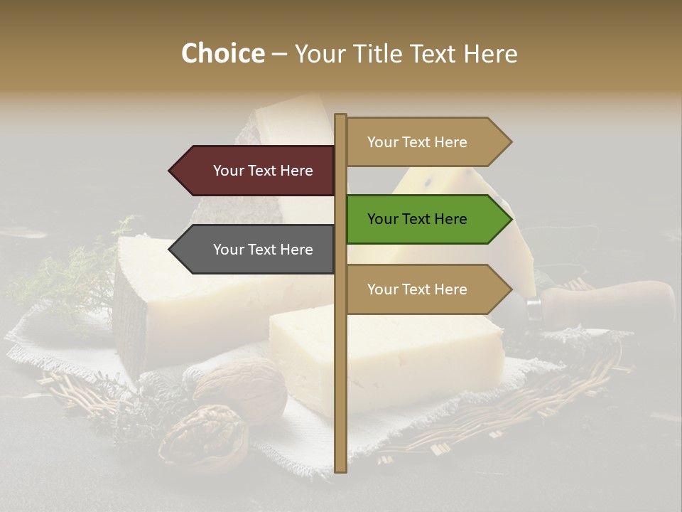 Winery Keg Glass PowerPoint Template