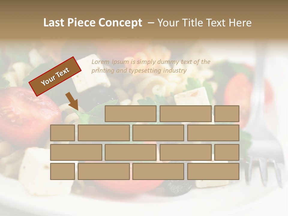 Cheese Tomatoes Feta PowerPoint Template