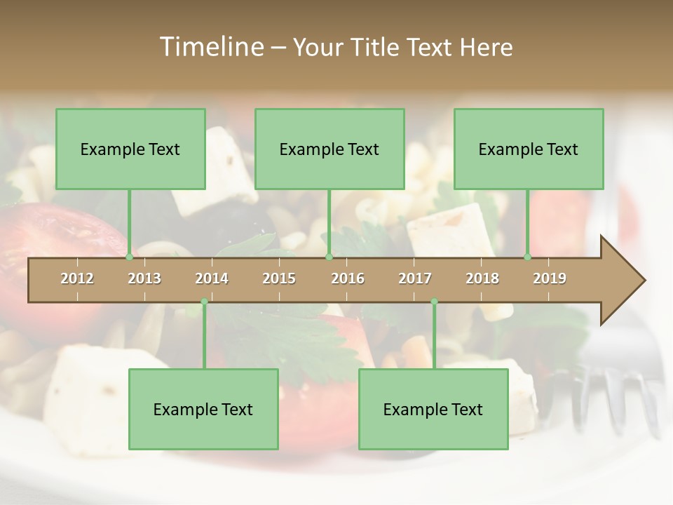 Cheese Tomatoes Feta PowerPoint Template