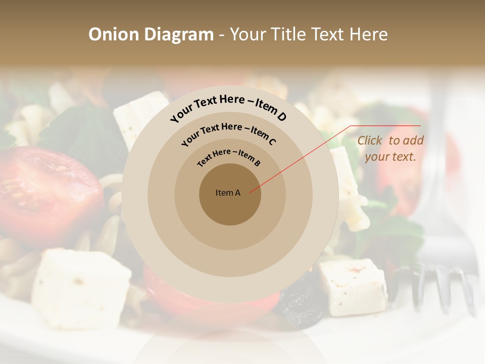 Cheese Tomatoes Feta PowerPoint Template
