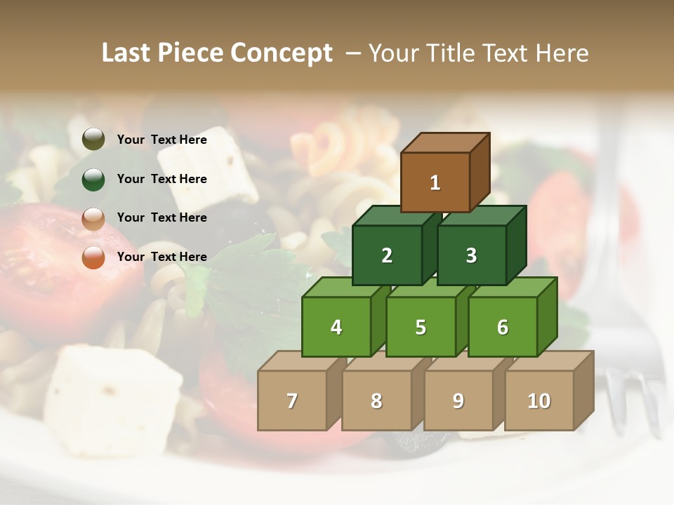 Cheese Tomatoes Feta PowerPoint Template