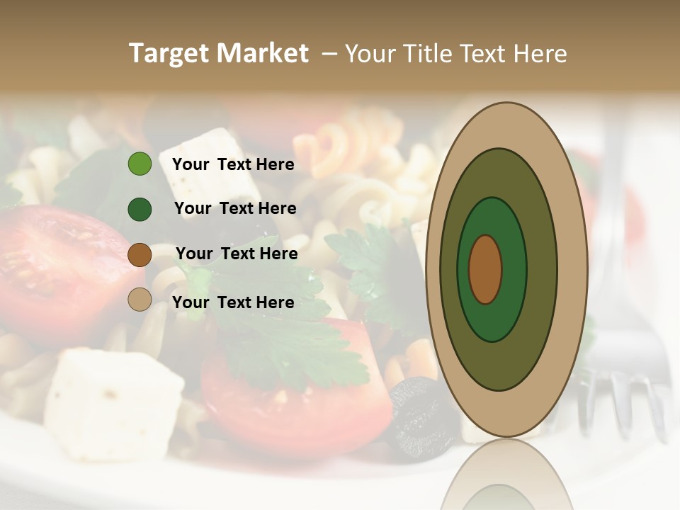 Cheese Tomatoes Feta PowerPoint Template