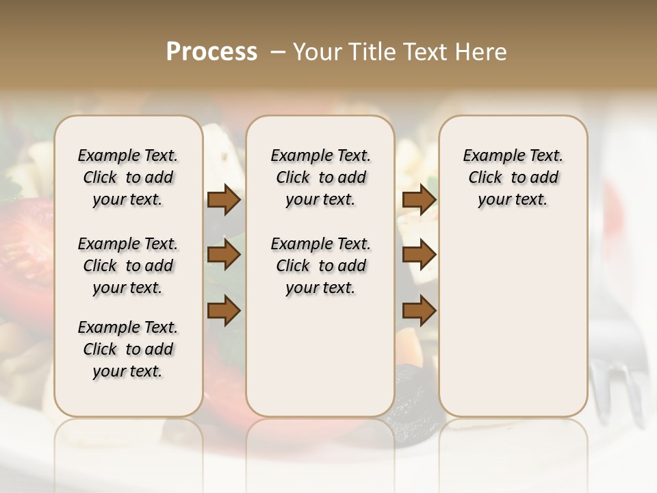 Cheese Tomatoes Feta PowerPoint Template