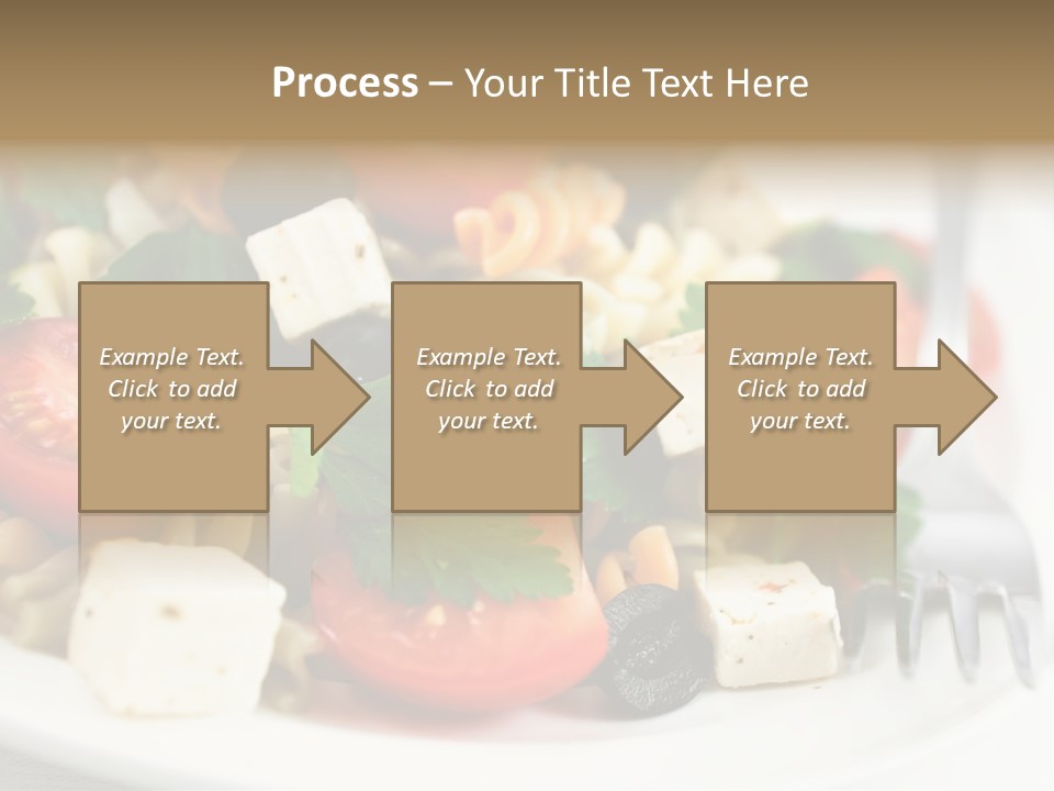 Cheese Tomatoes Feta PowerPoint Template