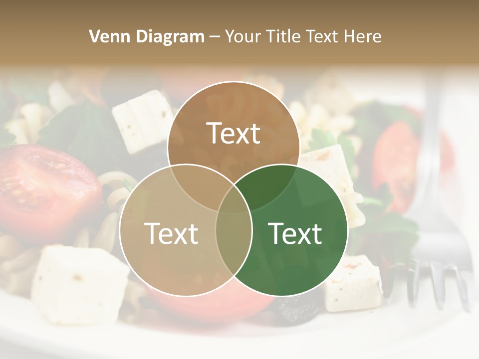 Cheese Tomatoes Feta PowerPoint Template
