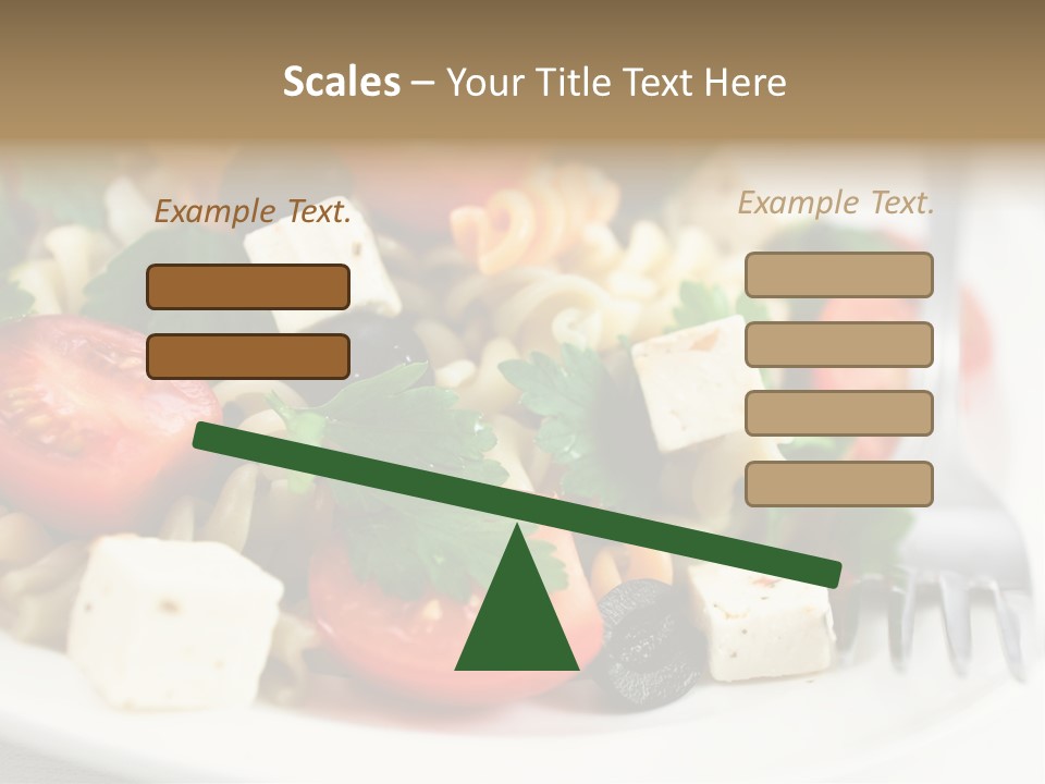 Cheese Tomatoes Feta PowerPoint Template