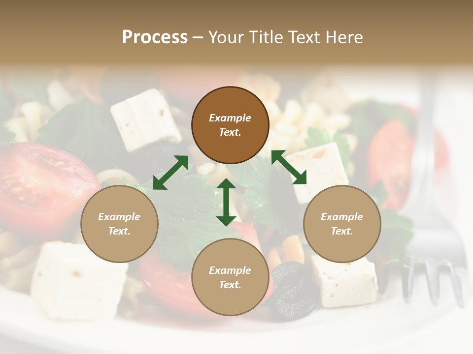 Cheese Tomatoes Feta PowerPoint Template