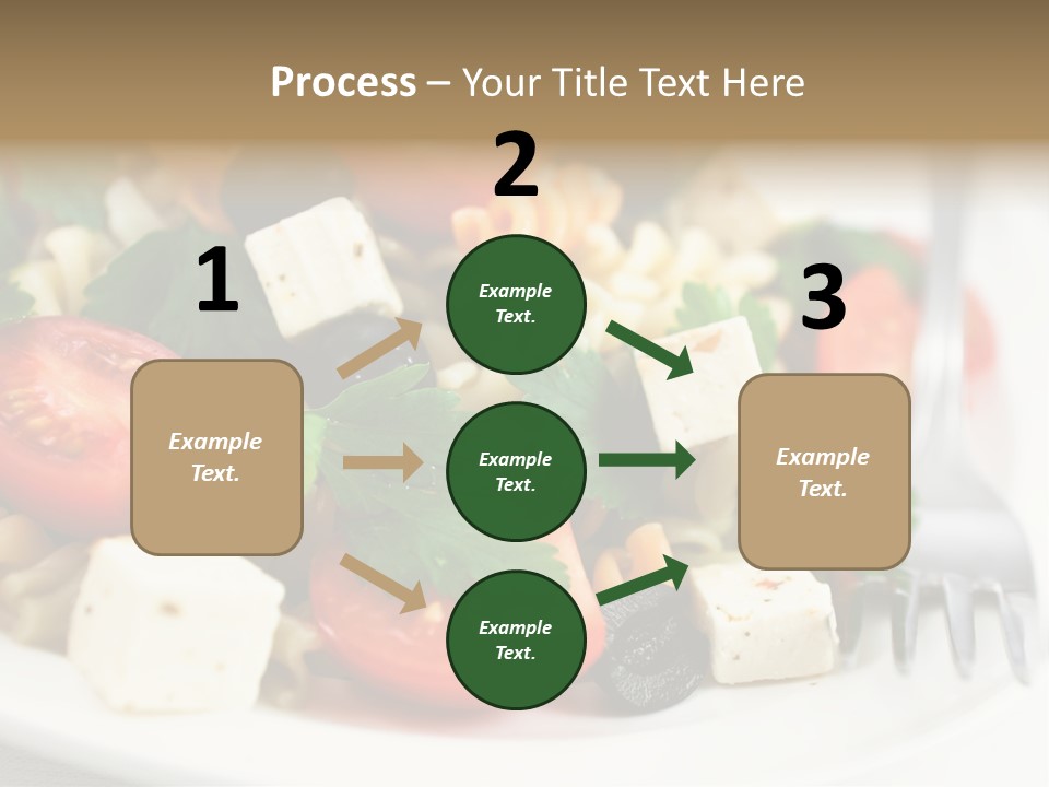 Cheese Tomatoes Feta PowerPoint Template