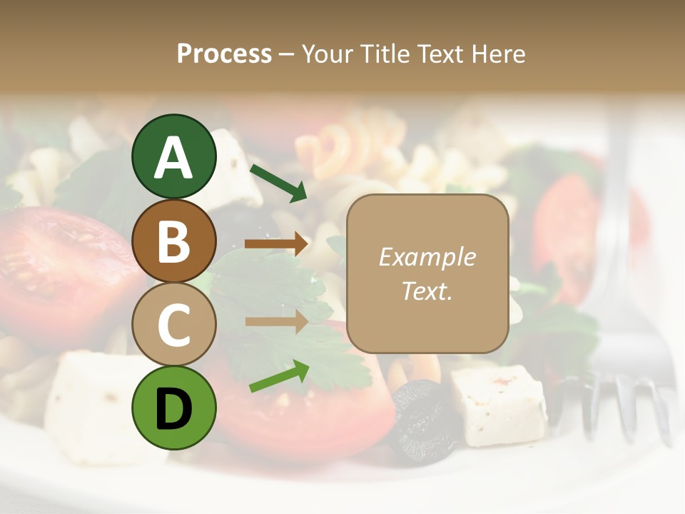 Cheese Tomatoes Feta PowerPoint Template