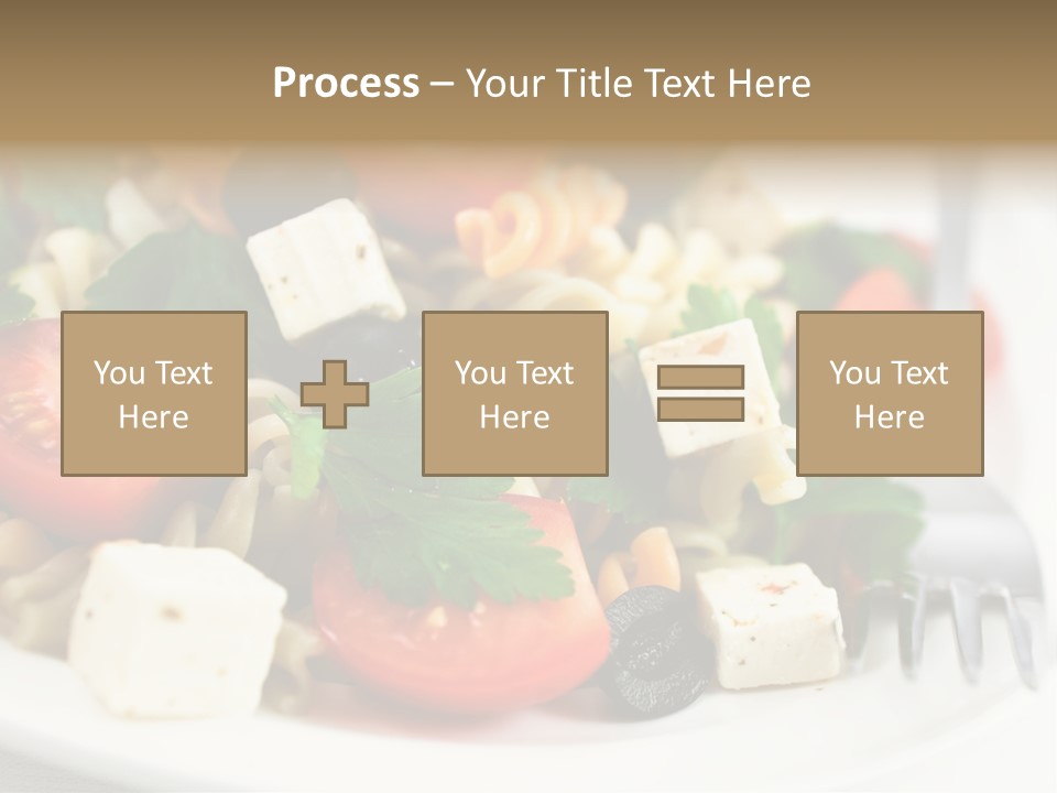 Cheese Tomatoes Feta PowerPoint Template