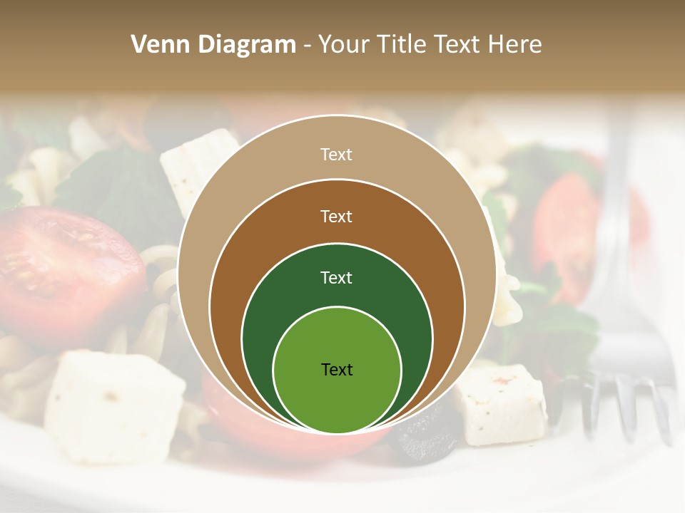Cheese Tomatoes Feta PowerPoint Template