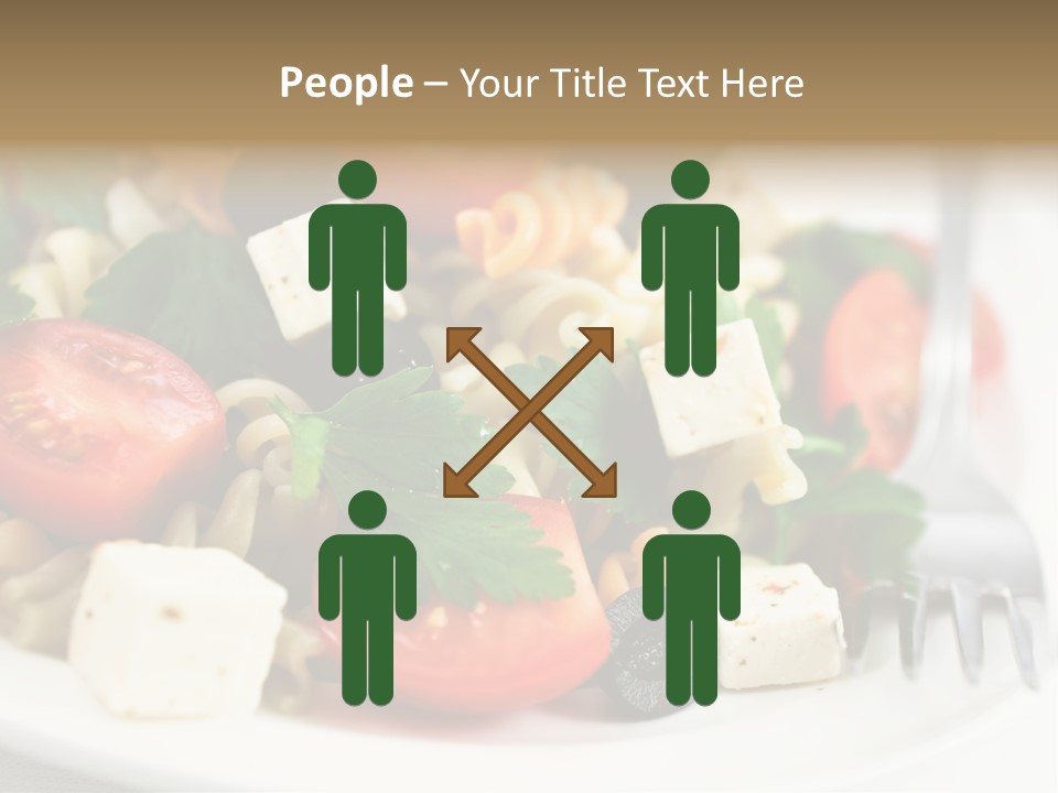 Cheese Tomatoes Feta PowerPoint Template