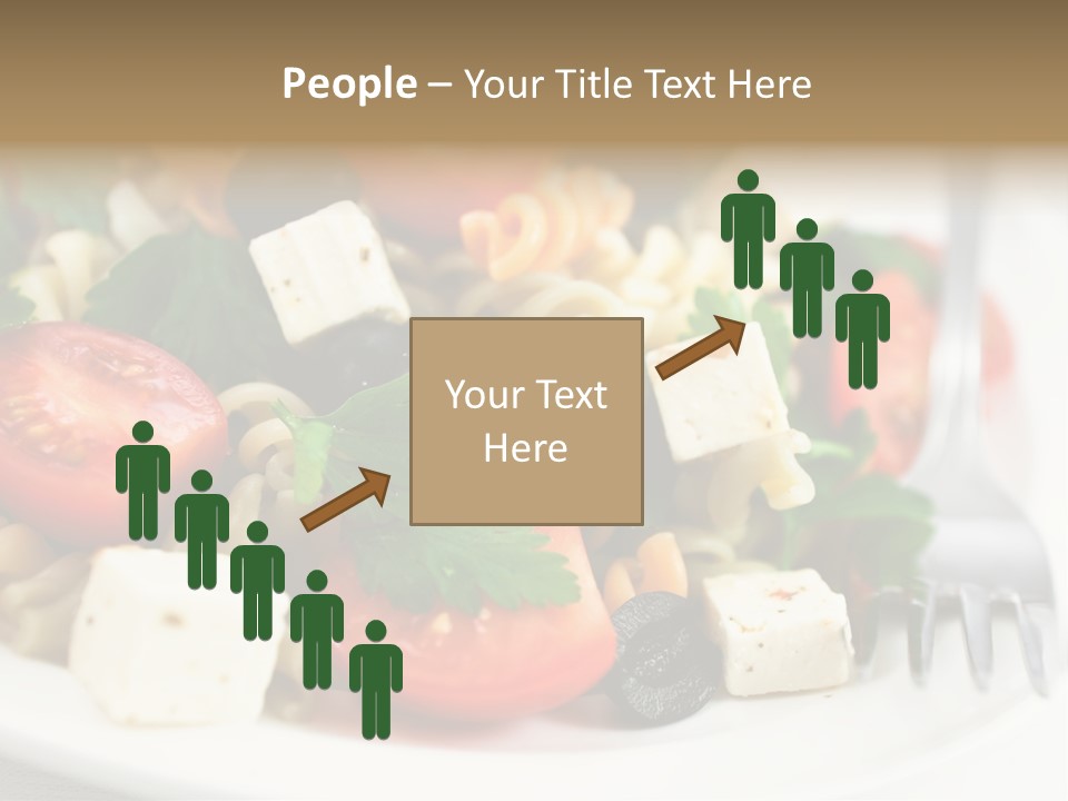 Cheese Tomatoes Feta PowerPoint Template