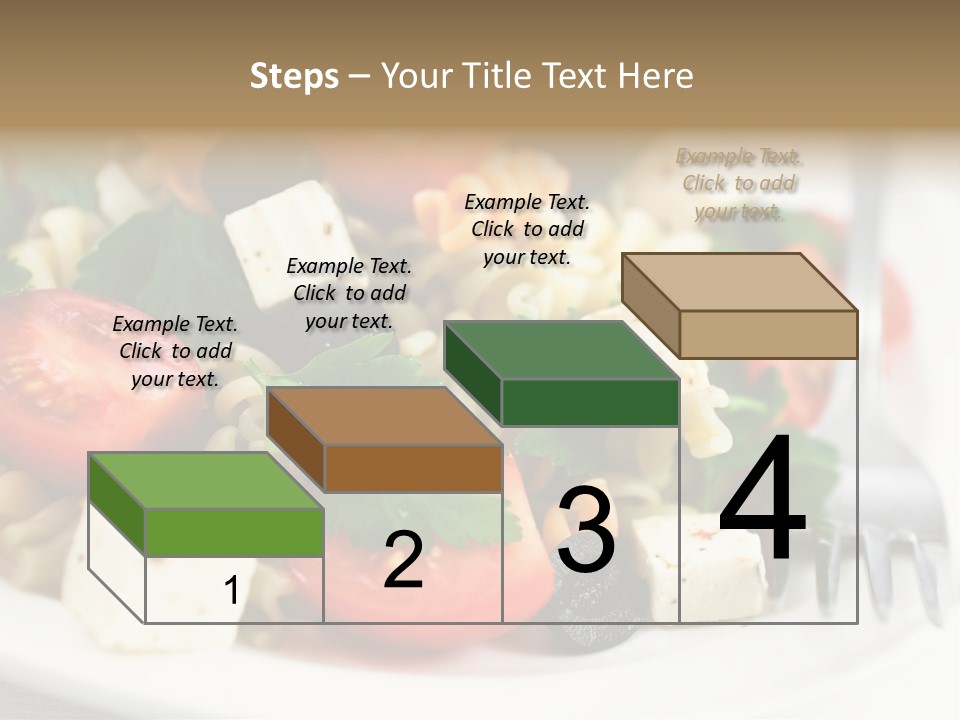 Cheese Tomatoes Feta PowerPoint Template
