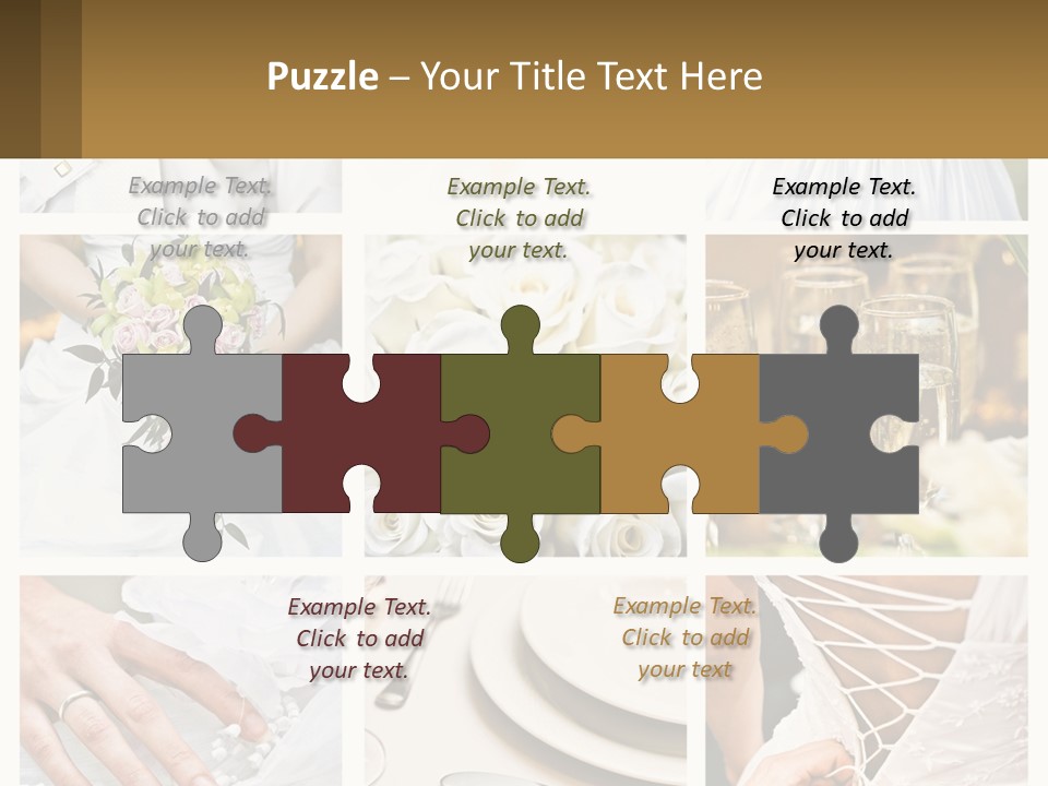 Matrimony Lily Groom PowerPoint Template