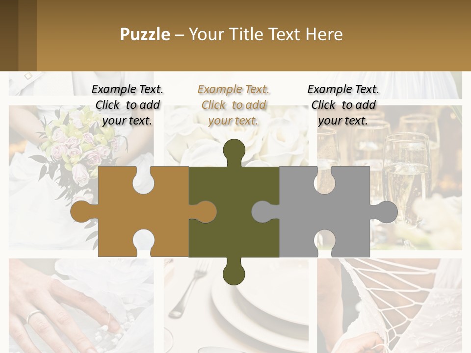 Matrimony Lily Groom PowerPoint Template