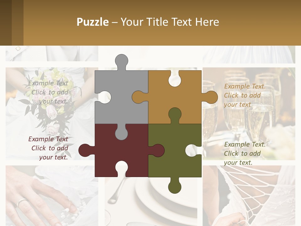 Matrimony Lily Groom PowerPoint Template