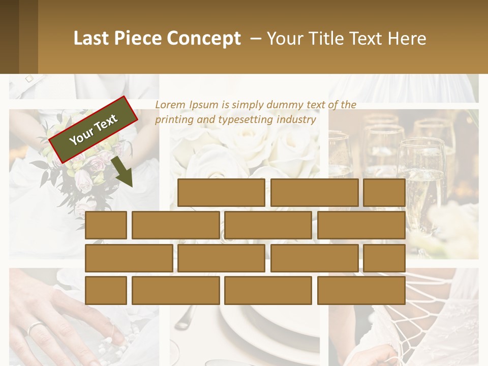 Matrimony Lily Groom PowerPoint Template